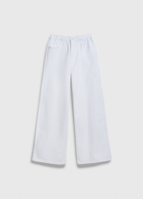 Широкие джинсы для девочек, Бежевый