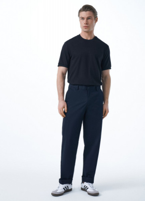 Футболка из фактурной ткани, Черный