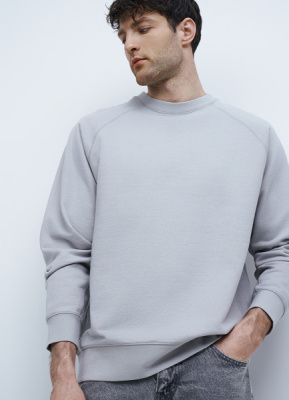 Объёмный свитшот, Серый