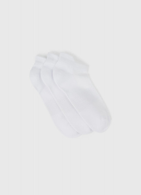 Носки для девочек, 3 пары, Белый
