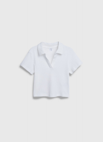 Поло для девочек, Белый