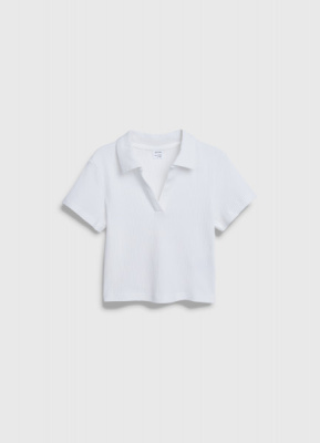 Поло для девочек, Белый