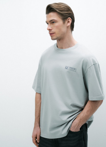 Футболка с фотопринтом, Серый