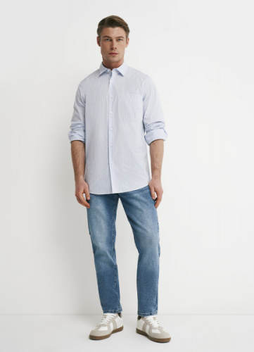 Зауженные джинсы, Голубой