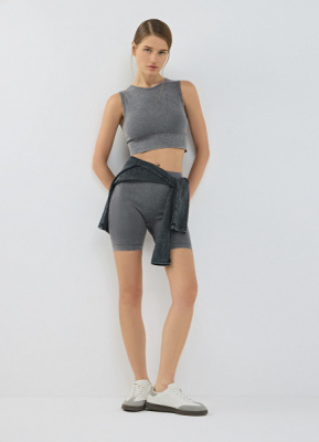 Бесшовные велосипедки, Серый