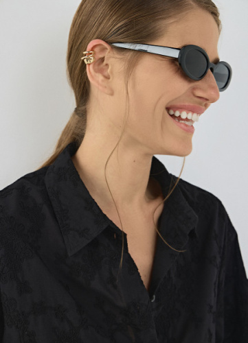 Солнцезащитные очки, Черный