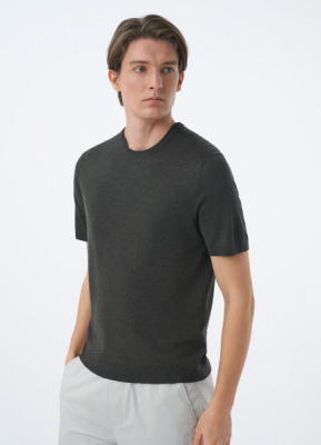 Джемпер с коротким рукавом, Зеленый