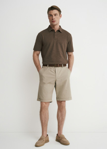 Шорты с ремнём, Белый