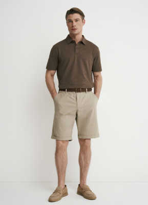 Шорты с ремнём, Белый