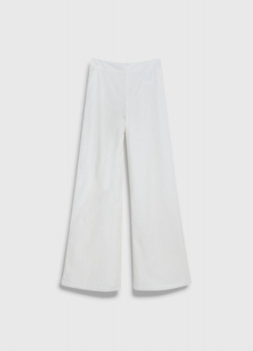 Текстильные брюки для девочек, Белый