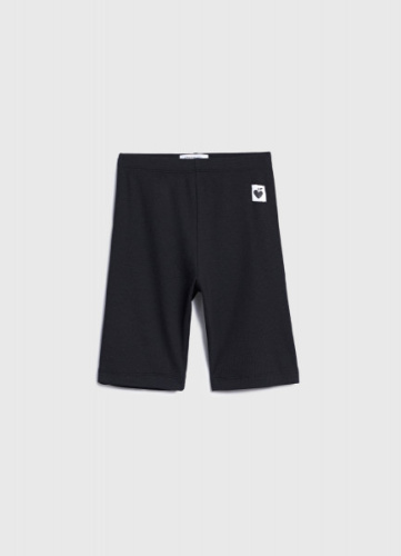 Трикотажные велосипедки для девочек, Черный