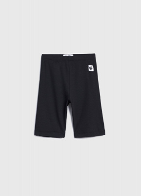 Трикотажные велосипедки для девочек, Черный