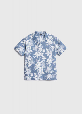 Рубашка из микротвила для мальчиков, Голубой