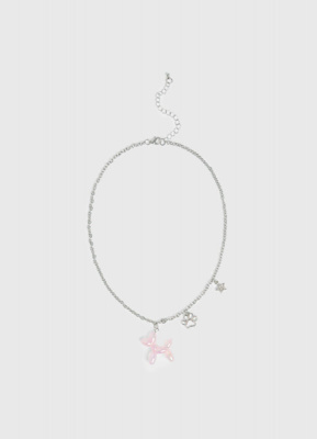 Ожерелье для девочек, Серебряный