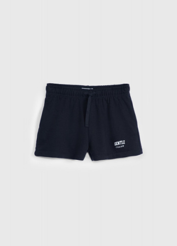 Трикотажные шорты для девочек, Черный