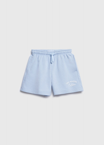 Трикотажные шорты для девочек, Голубой