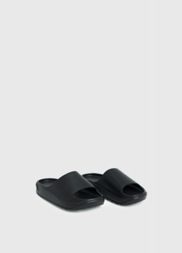 Шлёпанцы на объёмной подошве, Черный