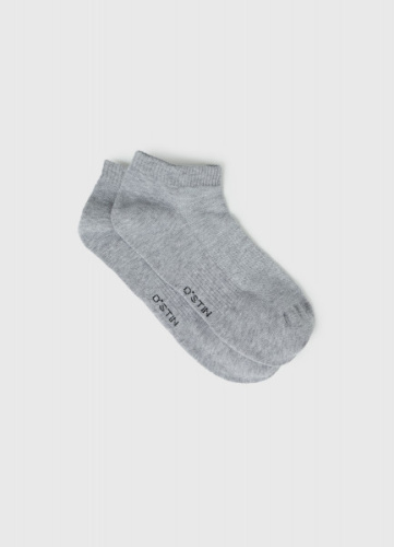 Короткие носки с поддержкой стопы, Серый