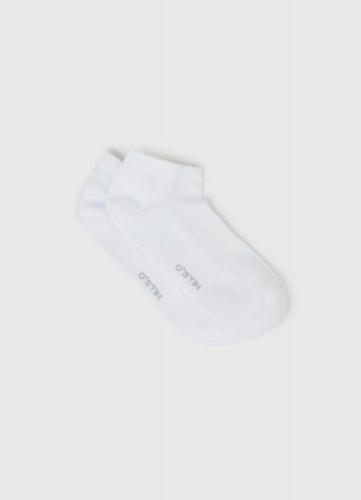Короткие носки с поддержкой стопы, Белый