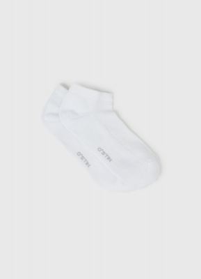 Короткие носки с поддержкой стопы, Белый