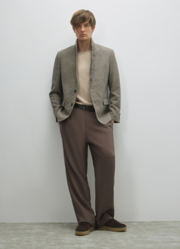 Брюки из вискозы, Коричневый