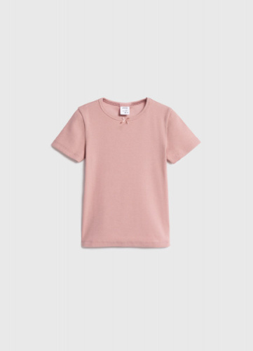 Футболка в рубчик для девочек, Розовый