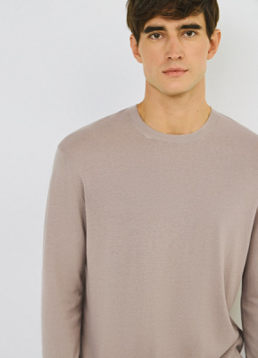 Вязаный джемпер, Бежевый