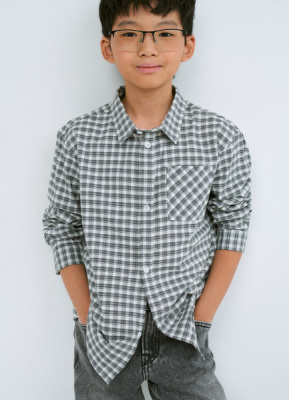 Рубашка для мальчиков, Серый