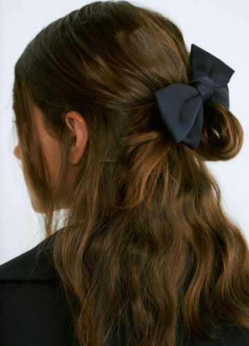 Заколка-бант для волос для девочек, Синий