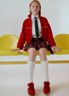 Гольфы с бантиками для девочек, Белый