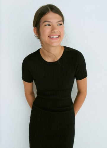 Платье для девочек, Черный