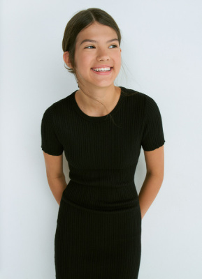 Платье для девочек, Черный