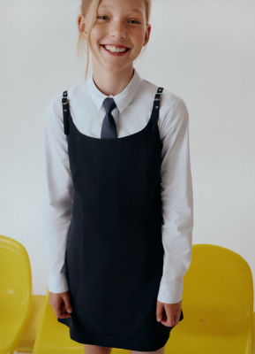 Сарафан для девочек, Синий