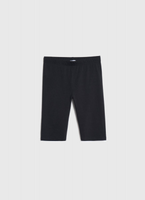 Трикотажные велосипедки для девочек, Черный