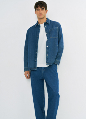 Свободные джинсы Baggy, Синий