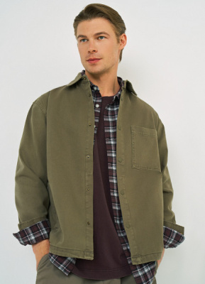 Куртка-рубашка из твила, Желтый