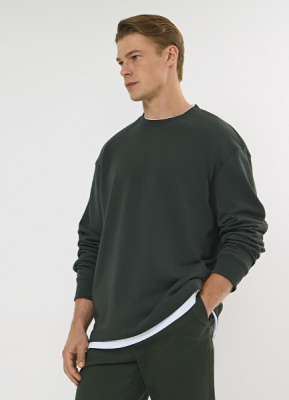 Трикотажный свитшот, Зеленый