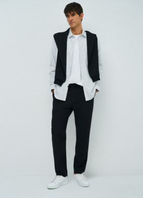 Брюки прямого кроя, Черный