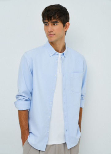 Классическая рубашка, Голубой