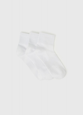 Фитнес-носки, 3 пары, Белый