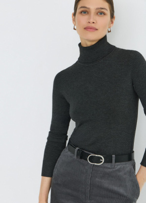 Базовая водолазка, Серый