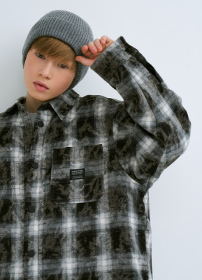 Куртка-рубашка для мальчиков, Серый