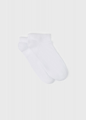 Базовые короткие носки, Белый