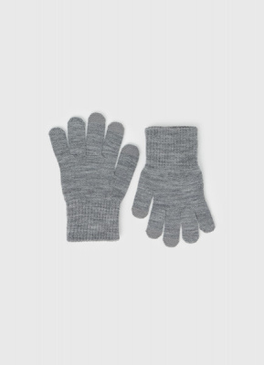 Перчатки для девочек, Серый