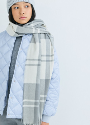 Шарф для девочек, Белый