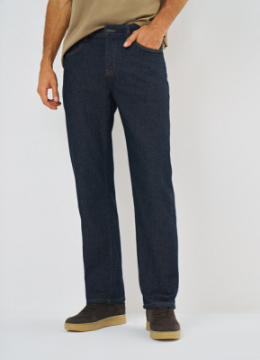 Прямые джинсы, Синий