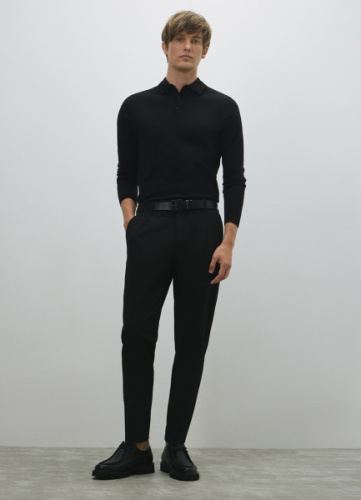 Брюки со стрелками, Черный