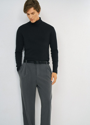 Водолазка из хлопка, Черный