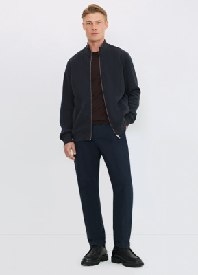 Толстовка на молнии, Синий