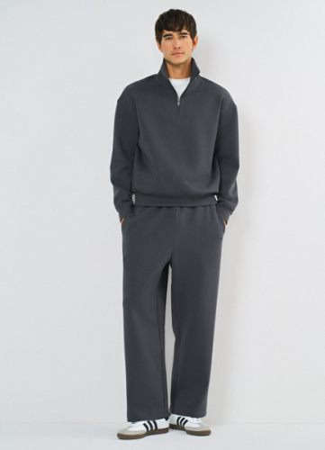 Брюки с эластичным поясом, Серый